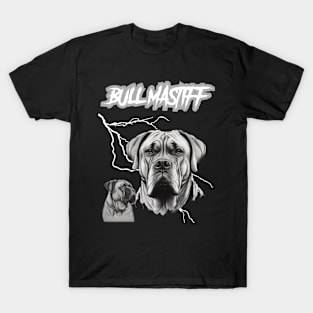 Bull Mastiff Heavy Metal Dog Lover T-Shirt